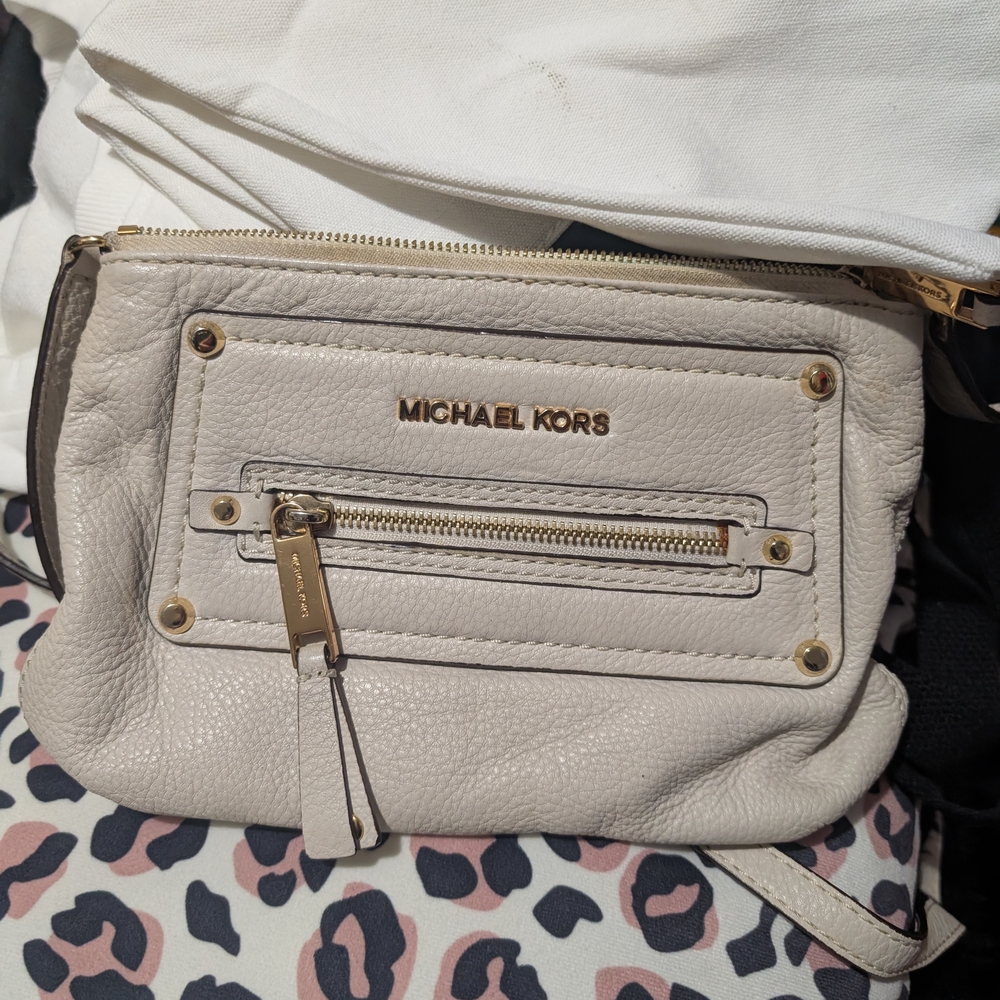 Michael Kors Cream Crossbody Bag